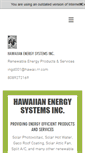 Mobile Screenshot of hawaiian-energy.com